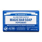 Dr Bronner's Peppermint - Pure-Castile Magic Bar Soap