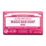 Dr Bronner's Rose - Pure-Castile Magic Bar Soap