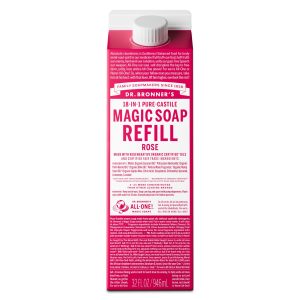 Dr Bronner's Rose - Pure-Castile Magic Soap Refill